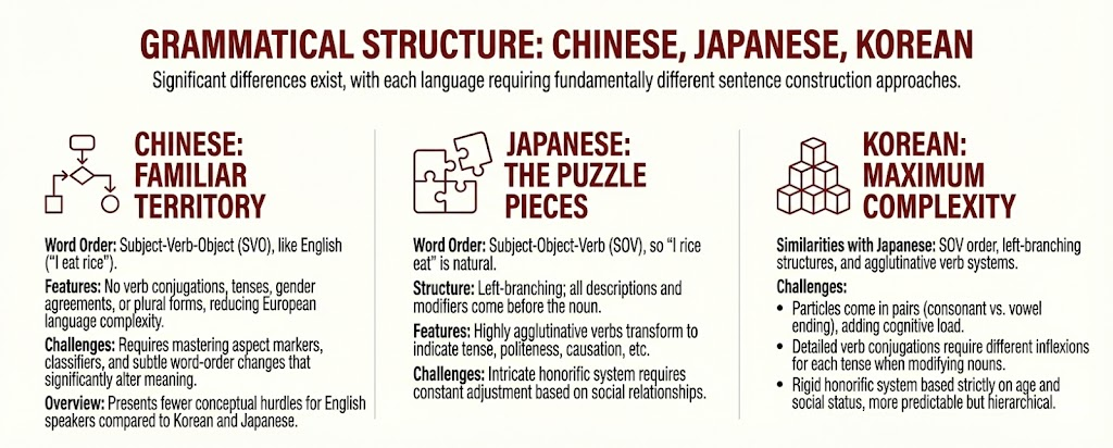 Chinese vs Japanese vs Korean: Which is Harder?